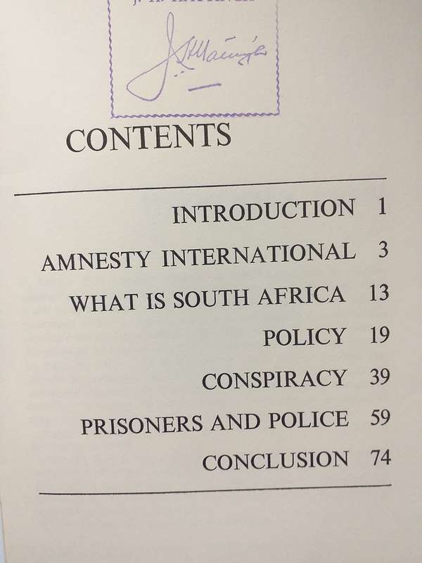 Amnesty for Terrorism (SA Department of Information)
