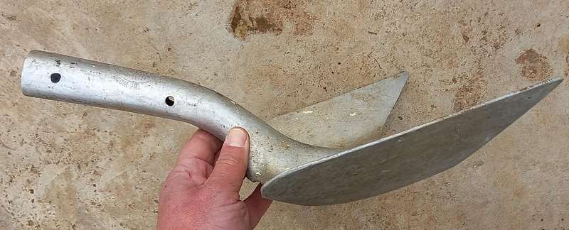 Antique Aluminium Shovel Head ?for hay