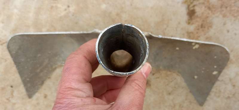 Antique Aluminium Shovel Head ?for hay