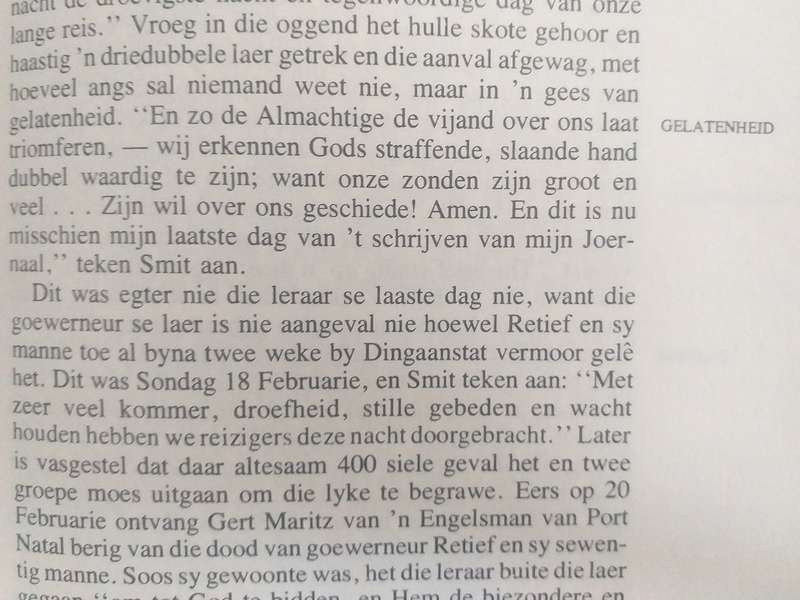 Barrevoets oor Drakensberg (Anna de Villiers)  Voortrekkervrouens huldeblyk