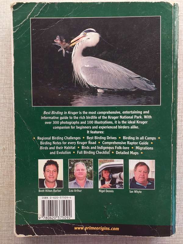 Prime Origins Guide to Best Birding in Kruger *** Reading copy ***