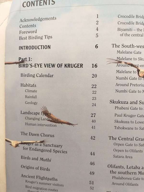 Prime Origins Guide to Best Birding in Kruger *** Reading copy ***