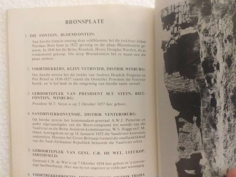 Bewaring in die Vrystaat (PJ Nienaber geteken en geskenk aan GSJ Hofmeyr) 1982