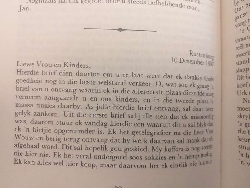 Briewe uit ou Transvaal (Jan Hoogeveen)