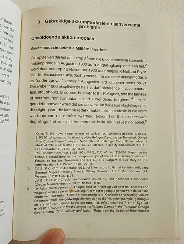 Konsentrasiekamp Gedenkreeks nr 5 Bloemfontein (Prof AWG Raath) Eerste Uitgawe