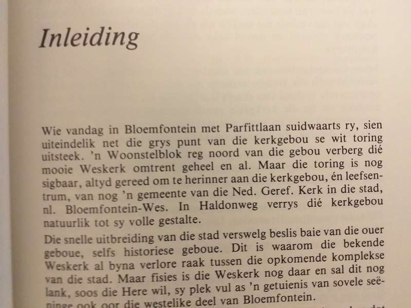 Bloemfontein Wes 1934-1984 (Ds IL Ferreira)