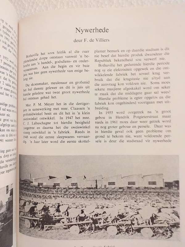 Bothaville 1891-1966 (Dr OWA Hoops)