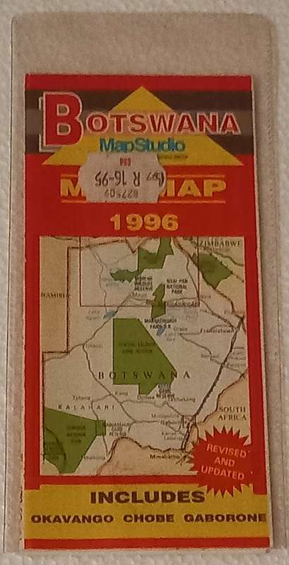 Botswana Pocket Fold open map 1996