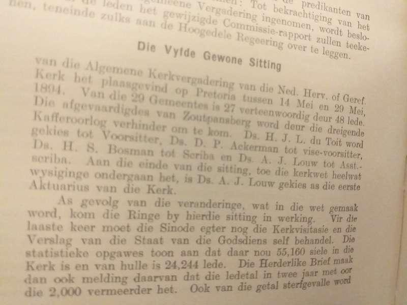Boustowwe vir die Geskiedenis (NG Kerk Transgariep) GBA Gerdener GETEKEN WIE is WIE!