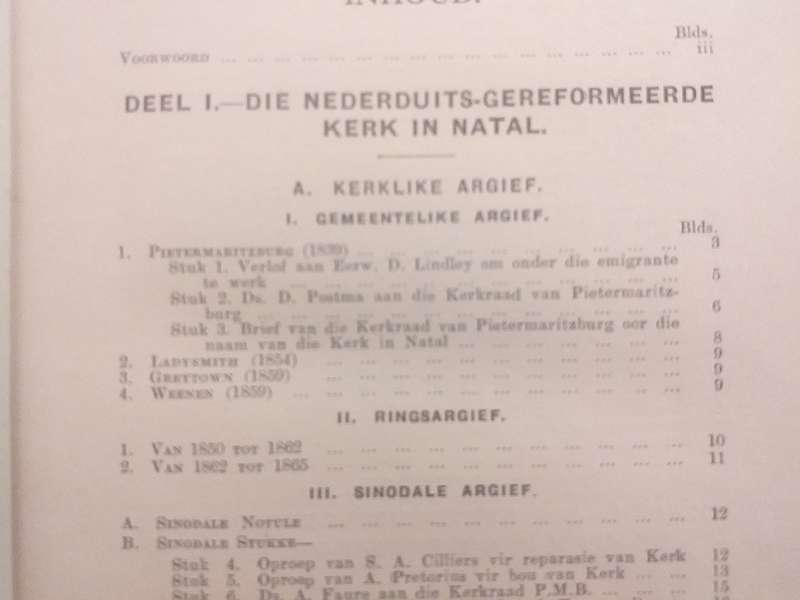 Boustowwe vir die Geskiedenis (NG Kerk Transgariep) GBA Gerdener GETEKEN WIE is WIE!