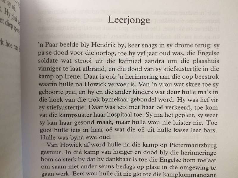 Brandoffer (Dolf van Niekerk)  Anglo Boereoorlog verwant