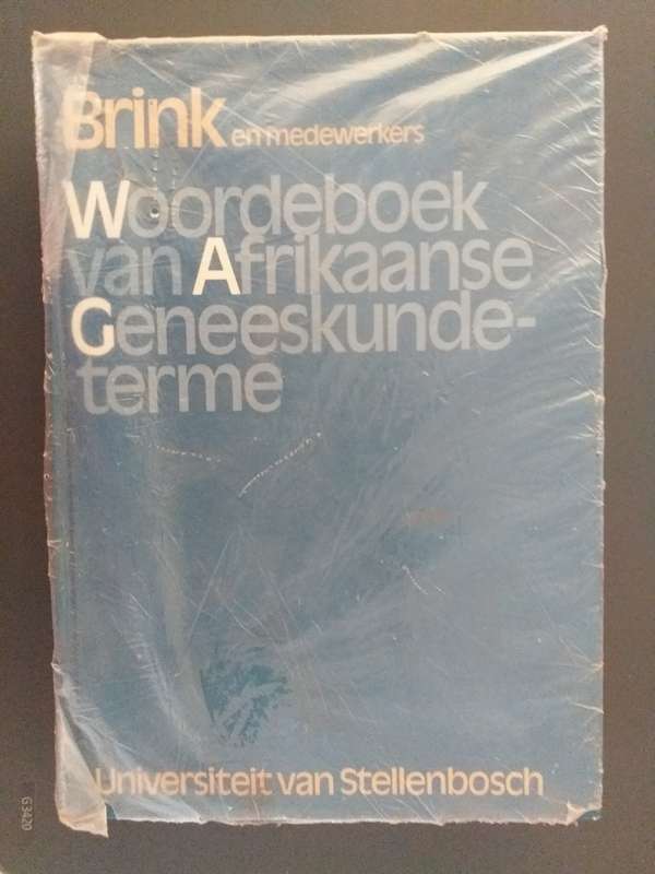 Woordeboek van Afrikaanse Geneeskunde terme (Brink et al)