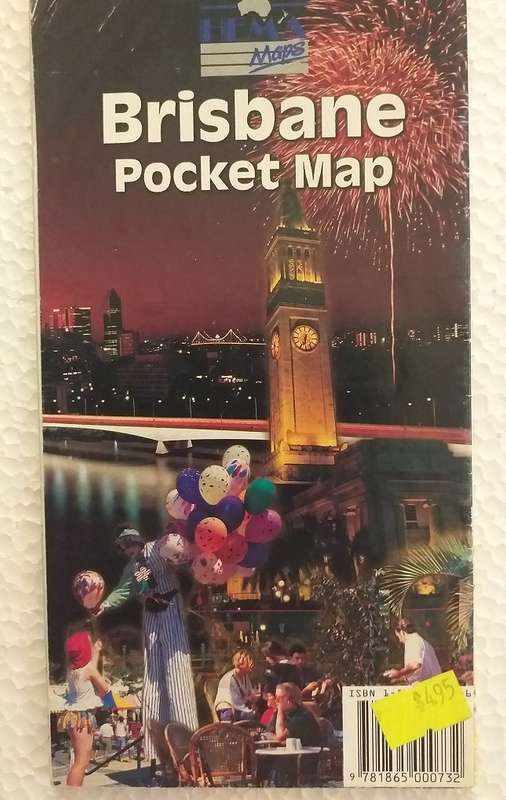 Brisbane Australia Pocket Map