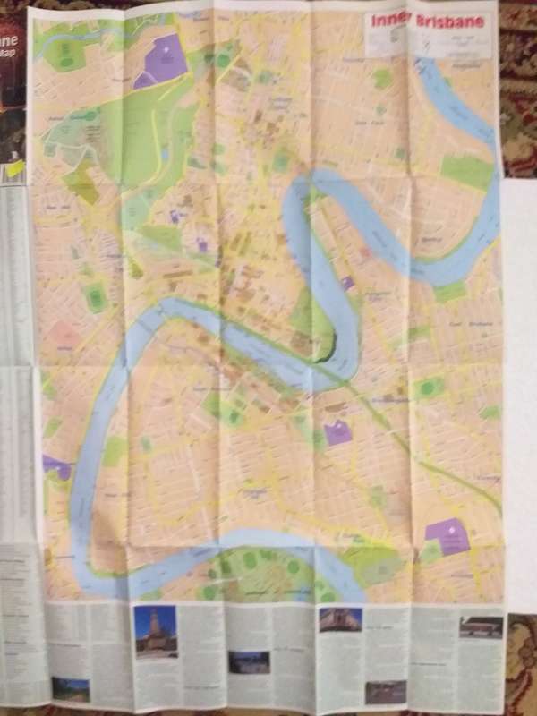 Brisbane Australia Pocket Map