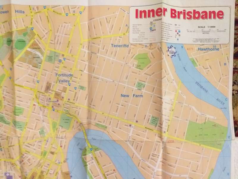 Brisbane Australia Pocket Map