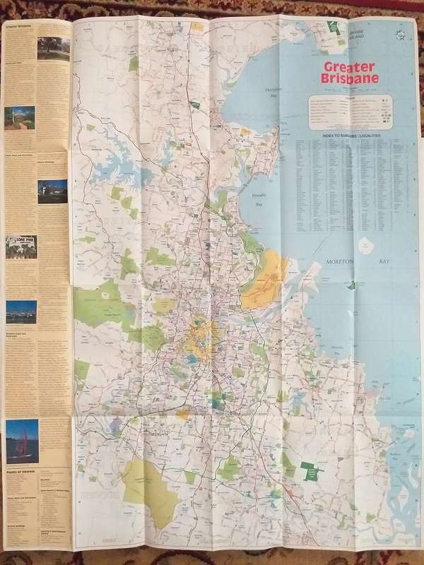 Brisbane Australia Pocket Map