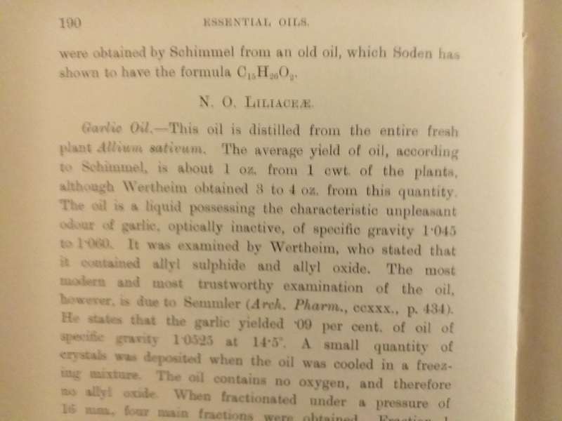 The Chemistry of Essential Oils and Artificial Perfumes (Ernest Parry) 1908