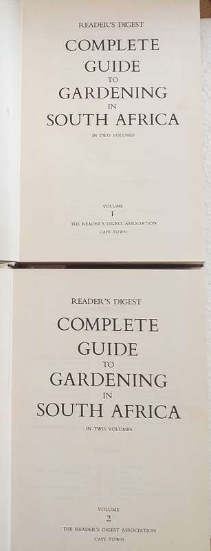 Complete Guide to Gardening in South Africa Reader's Digest 1971