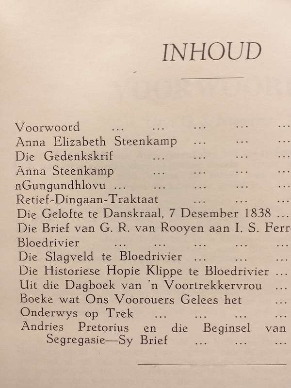 Die dagboek van Anna Steenkamp en Fragmentjies oor die Groot Trek