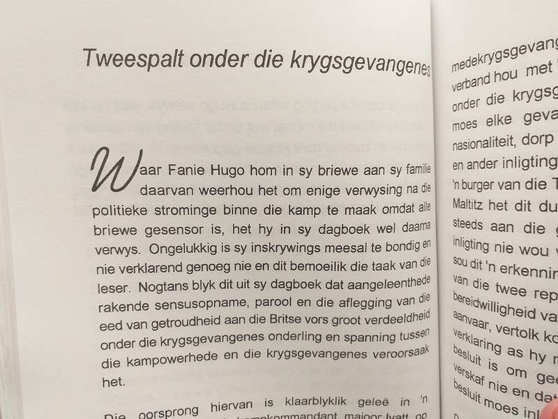 Die dagboek van krygsgevangene Stephanus Francois Hugo (C Venter) Anglo Boereoorlog