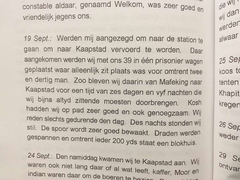 Die dagboek van krygsgevangene Stephanus Francois Hugo (C Venter) Anglo Boereoorlog