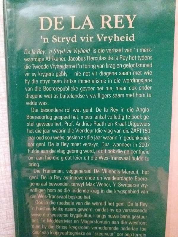 De la Rey 'n Stryd vir Vryheid (AWG Raath) Erwe van ons vaadre nr 3
