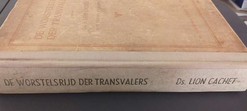 De Worstelstrijd der Transvalers door F Lion Cachet MET KAART !