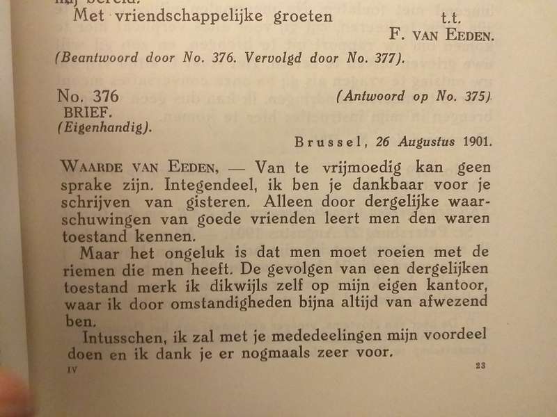 Dr WJ Leyds Vierde Verzameling Correspondentie 1900-1902 Deel 1 Tweede Band