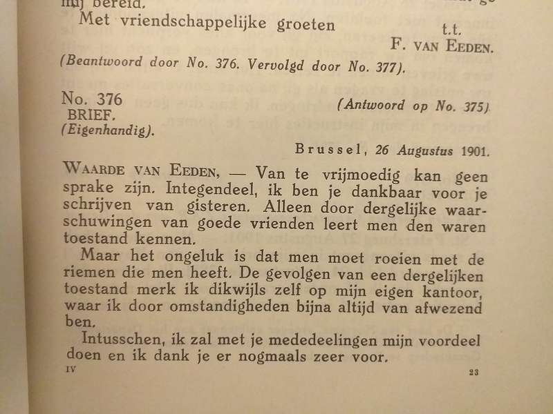 Dr WJ Leyds Vierde Verzameling Correspondentie 1900-1902 Deel 1 Tweede Band