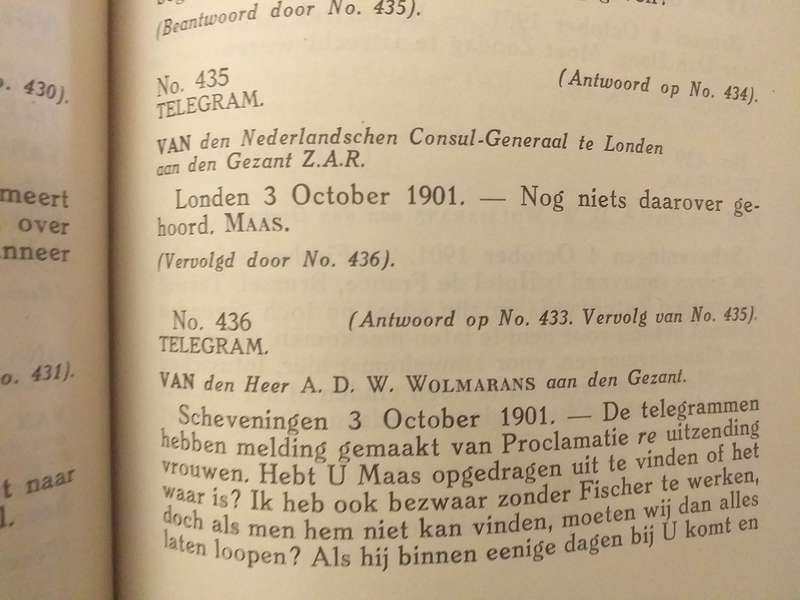 Dr WJ Leyds Vierde Verzameling Correspondentie 1900-1902 Deel 1 Tweede Band