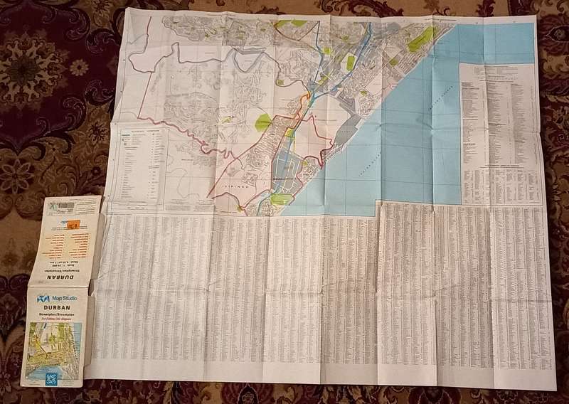 Durban fold open street map
