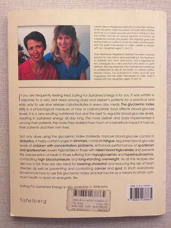 Eating for sustained energy (Liesbet Delport & Gabi Steenkamp)