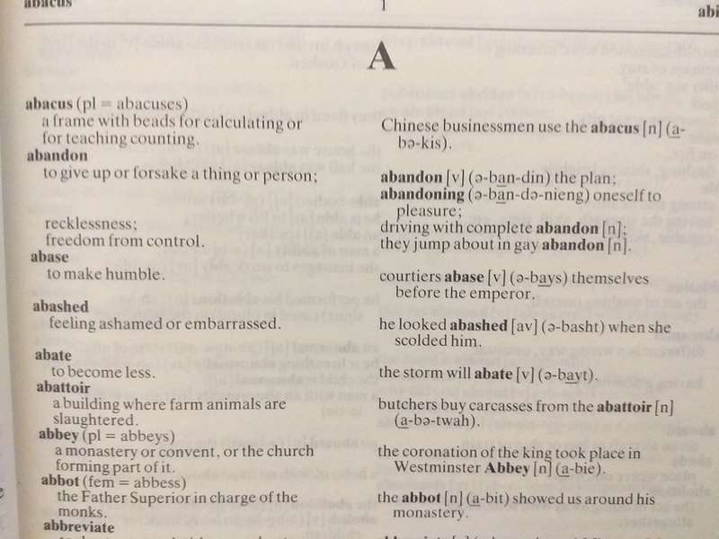 An English usage dictionary for South African Schools
