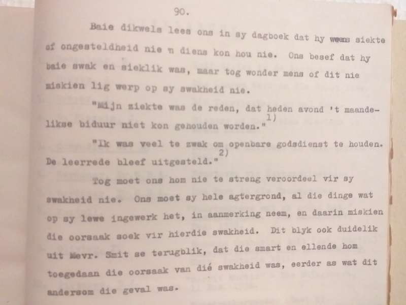 Erasmus Smit in die lig van sy dagboek (JF Loedolff) Oorspronklik getik