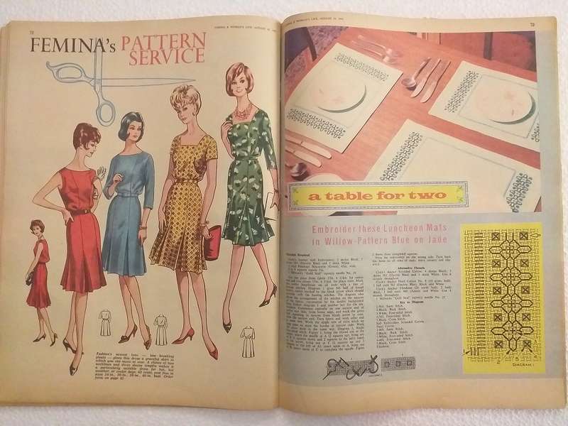 Femina magazine 16 August 1962 WITHOUT COVERS