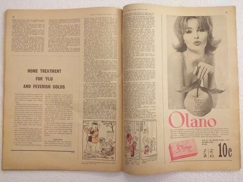 Femina magazine 16 August 1962 WITHOUT COVERS