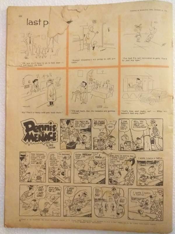 Femina magazine 16 August 1962 WITHOUT COVERS