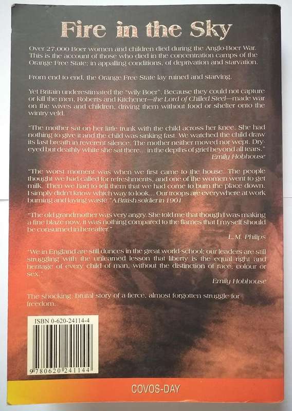 Fire in the sky (Owen Coetzer) Anglo Boer war atrocities