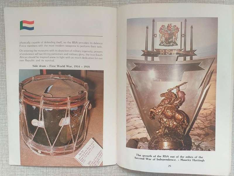 Fort Schanskop Military Museum booklet
