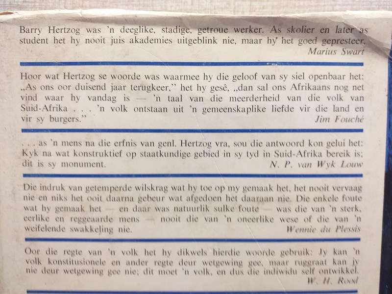 Gedenkboek vir Generaal Hertzog (PJ Nienaber et al)