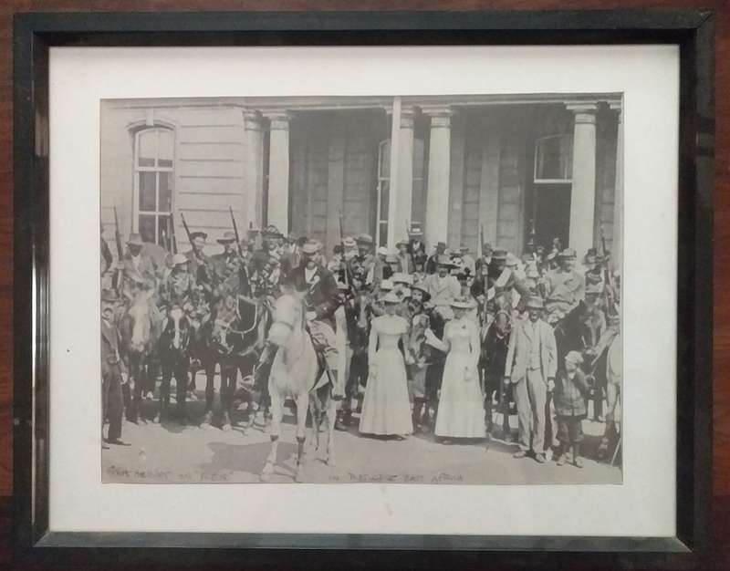 Foto van Generaal de Wet op Fleur met kommando (Bloemfontein)