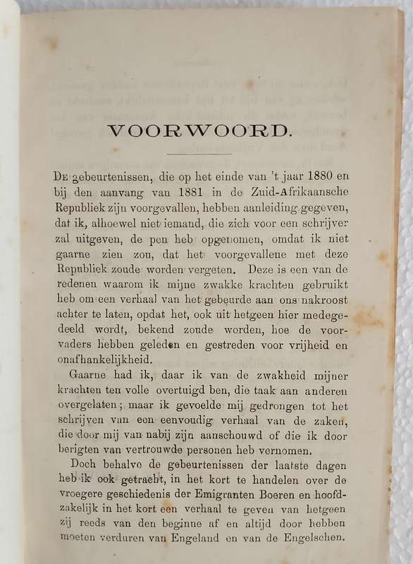 Geschiedenis van de Emigranten Boeren en van den Vrijheids-oorlog 1882
