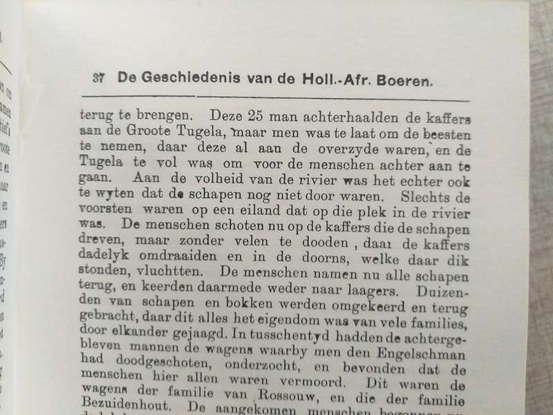 De Geschiedenis van de Hollands-Afrikaansche Boeren door JM Hattingh