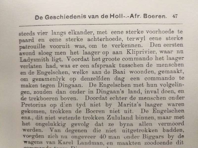 De Geschiedenis van de Hollands-Afrikaansche Boeren door JM Hattingh