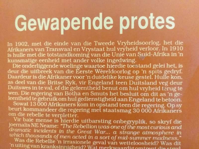 Gewapende Protes (PG Hendriks)  Die Rebellie
