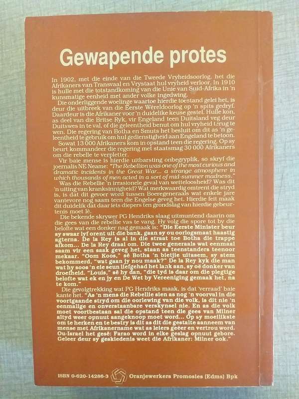 Gewapende Protes (PG Hendriks)  Die Rebellie