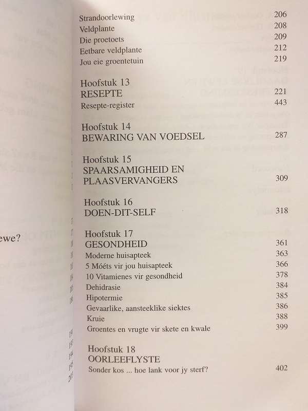 Hoe om te oorleef in die stad en in die veld (Ina Magdalena Booysen) GETEKEN OUTEUR