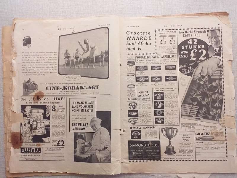 Huisgenoot 1939 *** GEHAWENDE TOESTAND ***