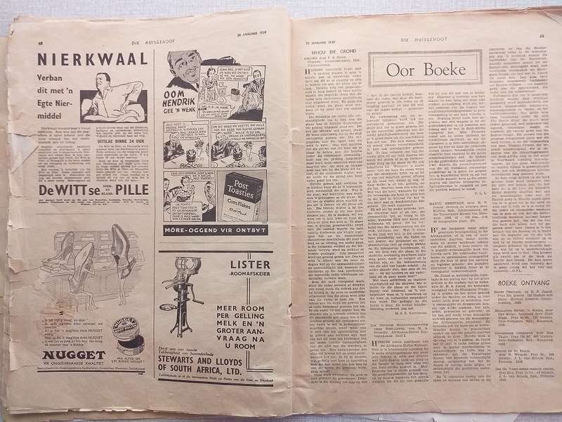 Huisgenoot 1939 *** GEHAWENDE TOESTAND ***