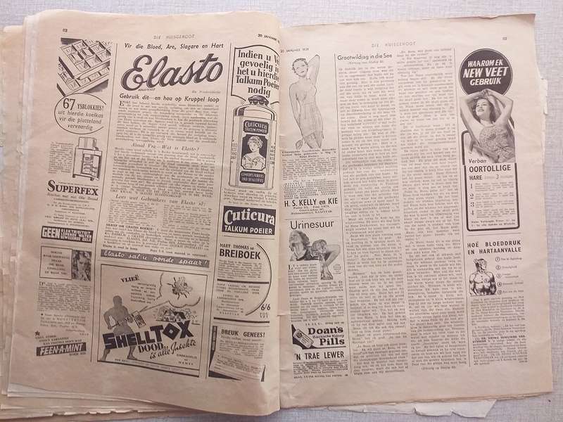 Huisgenoot 1939 *** GEHAWENDE TOESTAND ***